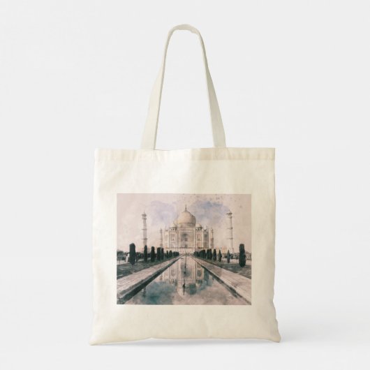 Taj Mahal, India Tote Bag (Achterkant)