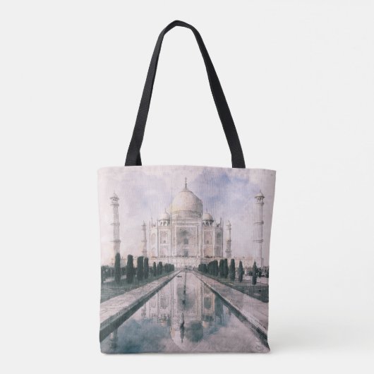 Taj Mahal, India Tote Bag (Achterkant)