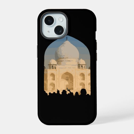 Taj Mahal Iphone Case iPhone 15 Case (Achterkant)