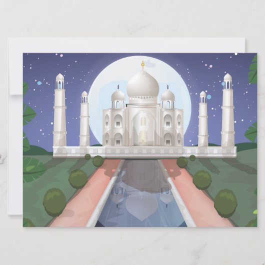 Taj Mahal Kaart (Voorkant)