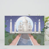 Taj Mahal Kaart (Staand voorkant)