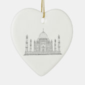 taj mahal keramisch ornament (Rechts)