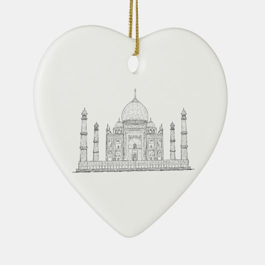 taj mahal keramisch ornament (Rechts)