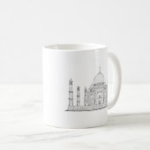 taj mahal koffiemok (Voorkant rechts)