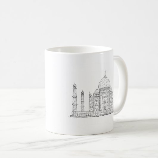 taj mahal koffiemok (Voorkant rechts)