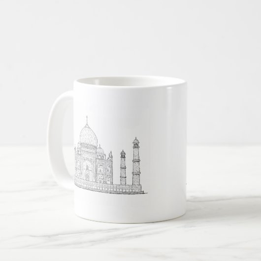 taj mahal koffiemok (Voorkant links)