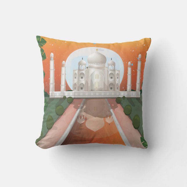 Taj Mahal Kussen (Voorkant)