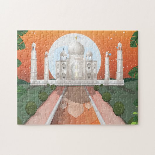 Taj Mahal Legpuzzel (Horizontaal)