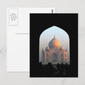 Taj Mahal Light van Dawn India Architecture Foto Briefkaart (Voorkant / Achterkant)