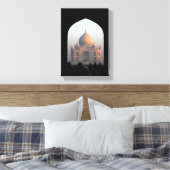 Taj Mahal Light van Dawn India Architecture Foto Canvas Afdruk (Insitu (Slaapkamer))