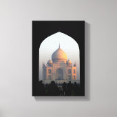 Taj Mahal Light van Dawn India Architecture Foto Canvas Afdruk (Voorkant)