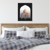 Taj Mahal Light van Dawn India Architecture Foto Canvas Afdruk (Insitu (Slaapkamer))