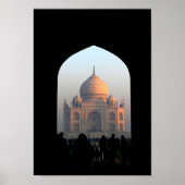 Taj Mahal Light van Dawn India Architecture Foto Poster (Voorkant)