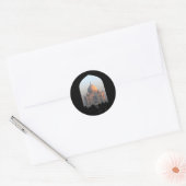 Taj Mahal Light van Dawn India Architecture Foto Ronde Sticker (Envelop)