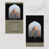 Taj Mahal Light van Dawn India Architecture Foto Visitekaartje (Voorkant / Achterkant)