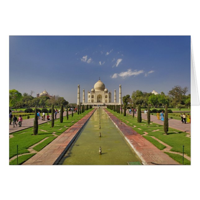 Taj Mahal-mausoleum / Agra, India 2 (Voorkant Horizontaal)