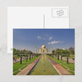 Taj Mahal-mausoleum / Agra, India 2 Briefkaart (Voorkant / Achterkant)