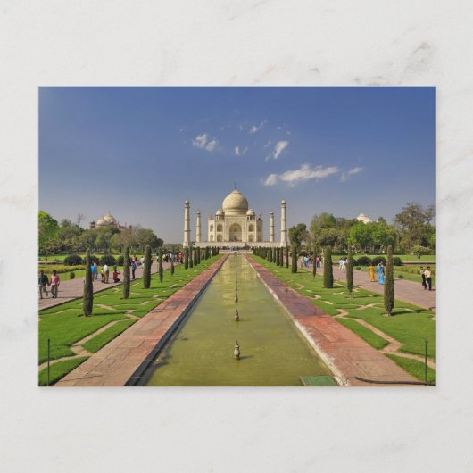 Taj Mahal-mausoleum / Agra, India 2 Briefkaart (Voorkant)
