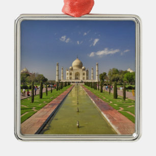 Taj Mahal-mausoleum / Agra, India 2 Metalen Ornament