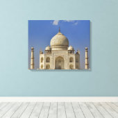 Taj Mahal-mausoleum / Agra, India Canvas Afdruk (Insitu (Houten vloer))