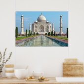 Taj Mahal Mausoleum India Poster (Keuken)