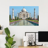 Taj Mahal Mausoleum India Poster (Thuiskantoor)
