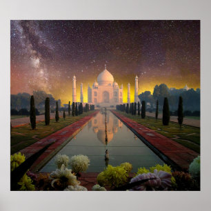 Taj Mahal-mausoleum India Poster