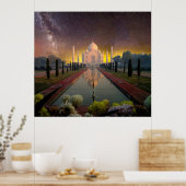 Taj Mahal-mausoleum India Poster (Keuken)