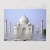 Taj-Mahal met Briefkaart (Voorkant)