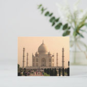 Taj Mahal met mensen Briefkaart (Staand voorkant)