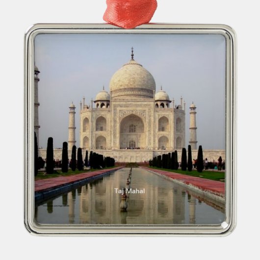 Taj Mahal Metalen Ornament (Voorkant)
