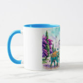 Taj Mahal & Olifant Waterverf Mok (Links)