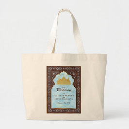 Taj Mahal - Oriental Bohemian Style Grote Tote Bag