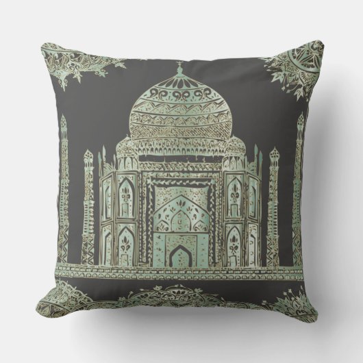 Taj Mahal - Oriental Bohemian Style Kussen (Voorkant)