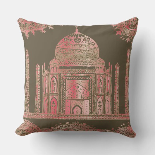 Taj Mahal - Oriental Bohemian Style Kussen (Voorkant)