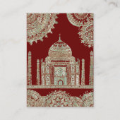 Taj Mahal - Oriental Bohemian Style Visitekaartje (Voorkant)
