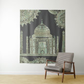 Taj Mahal - Oriental Bohemian Style Wandkleed (In situ)