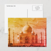 taj mahal oud briefkaart (Voorkant / Achterkant)