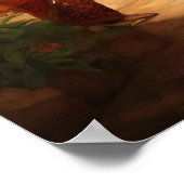 Taj Mahal Oud-Indisch Schilderij Poster (Hoek)