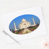 Taj Mahal Ovale Sticker (Envelop)