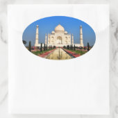 Taj Mahal Ovale Sticker (Tas)