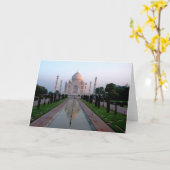 Taj Mahal overdag Kaart (Gele Bloem)