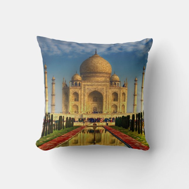 Taj Mahal Photo Pillow Kussen (Voorkant)
