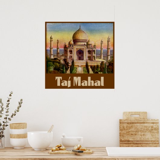 Taj Mahal Poster (Keuken)