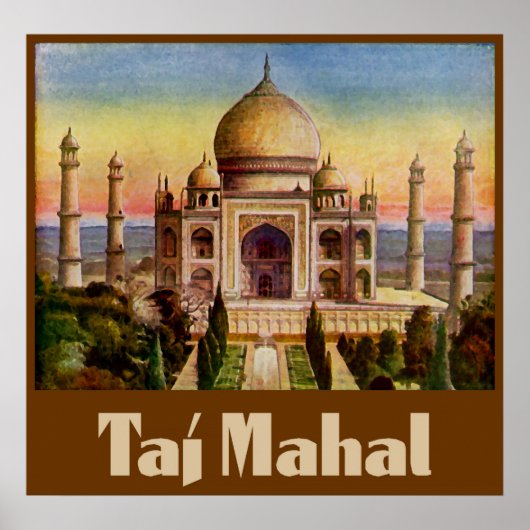 Taj Mahal Poster (Voorkant)