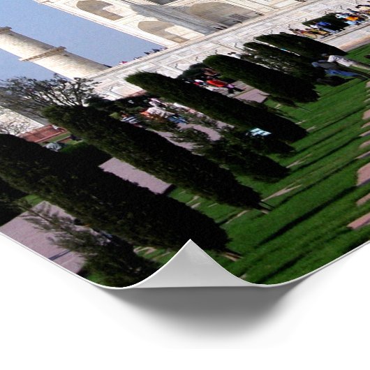 Taj Mahal Poster (Hoek)