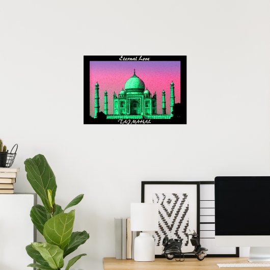 Taj Mahal Poster (Thuiskantoor)