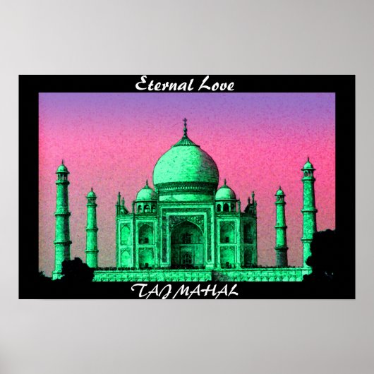 Taj Mahal Poster (Voorkant)