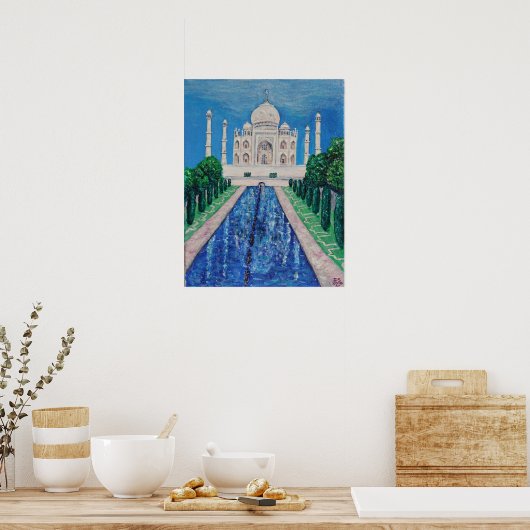 Taj Mahal Poster (Keuken)