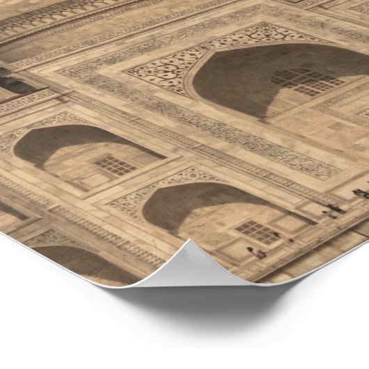 Taj Mahal poster (Hoek)